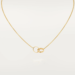 Love Guldhalsband från Cartier med två sammankopplade ringar